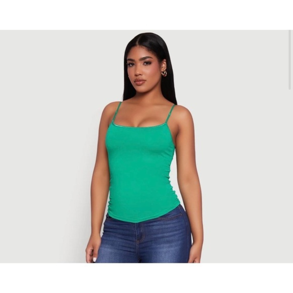 Ambiance Women's‎ Cami Tank Top – Green – Size Large – NWOT